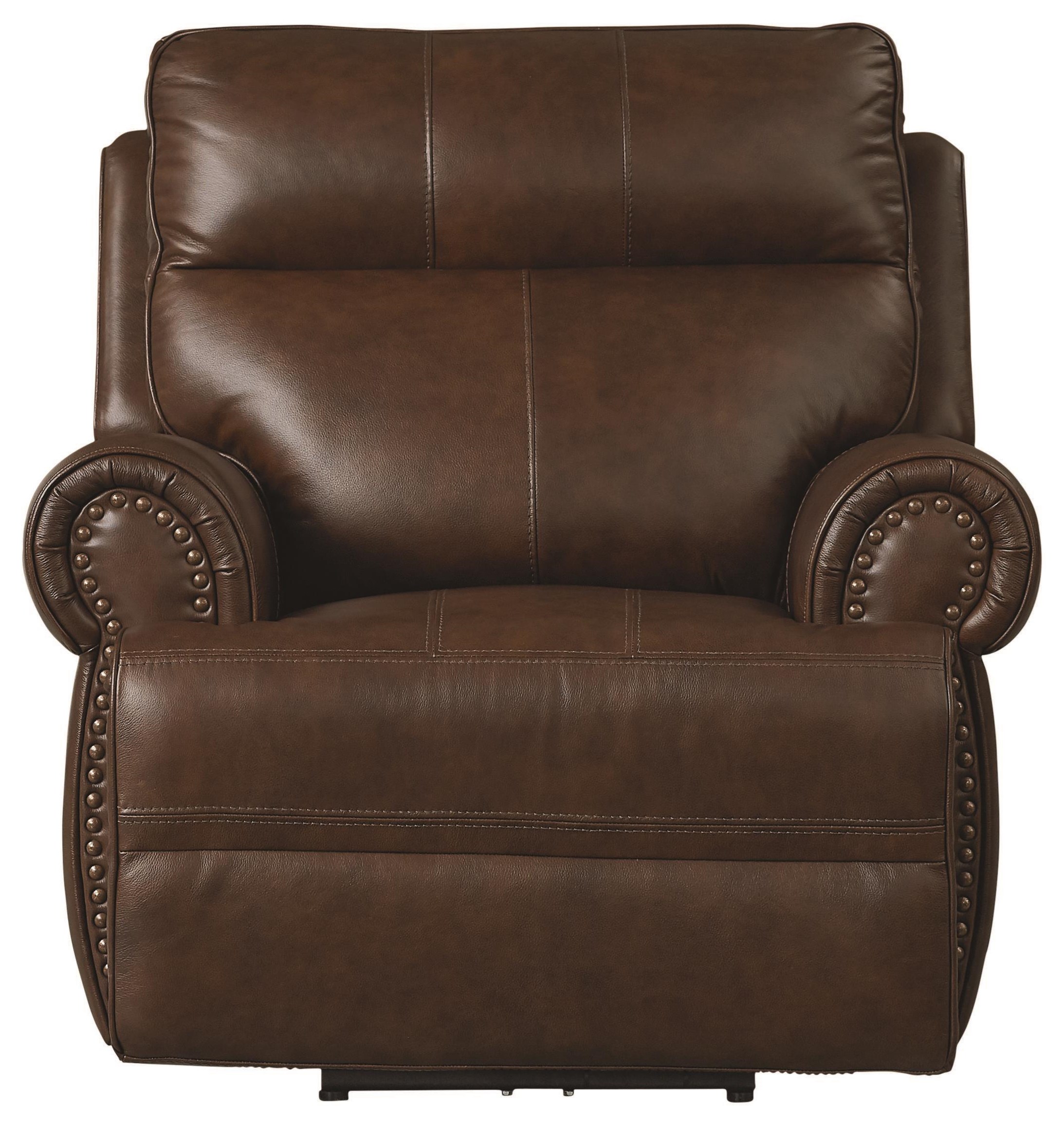 Power leather top recliners on sale